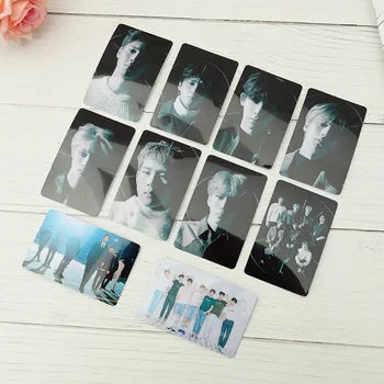 Card de Autobuz din PVC Versiune Pentru Student de Moda Stele Monsta 10buc/set K-POP X Album Foto Cristal Card de Autocolante