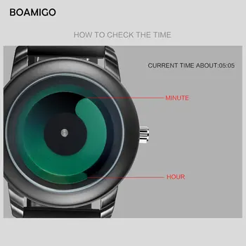Moda barbati unisex ceasuri BOAMIGO brand 2018 bărbați ceasuri quartz design creativ de cauciuc analog ceasuri relogio masculino
