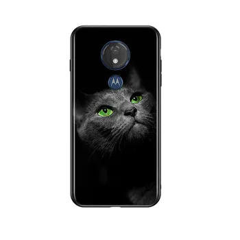 Drăguț Pisica Neagra cu Ochii Holbați Pentru Motorola G8 G9 G Stylus Putere O Fuziune Hyper Marginea E7 E6 5G Plus Joace Lite Caz de Telefon
