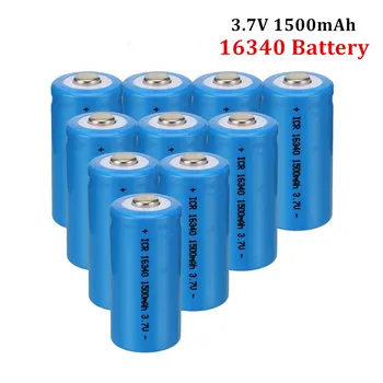 20buc 1500mAh baterie Reîncărcabilă 3.7 V Li-ion 16340 Baterii CR123A Baterii Lanterna LED-uri de Călătorie Încărcător de Perete Pentru 16340 CR123A
