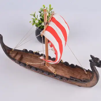 Rășină Dragon Boat Retro Design Tradițional Model Desktop Ornamente Meserii Festival Biroul De Acasă Decorare