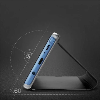 Oglinda Flip Full View Caz Telefon Din Piele Pentru Motorola Moto G9 Juca G9 Plus G8 Plus De Putere, O Putere G6 Juca G7 Și G8 Putere Lite