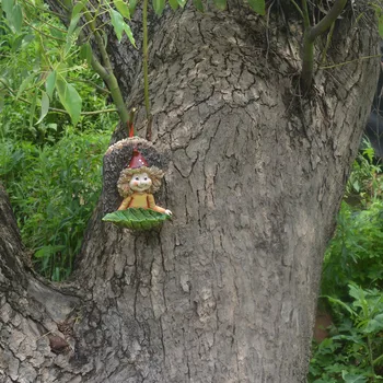 Alimentator De Pasăre Bautorii De Boluri Curte Gradina Decor Înger Copac Hugger În Aer Liber, Hrana Pentru Animale De Companie Instrumente De Păsări Accesorii De Grădină, Ornamente Pentru Pomul De 0