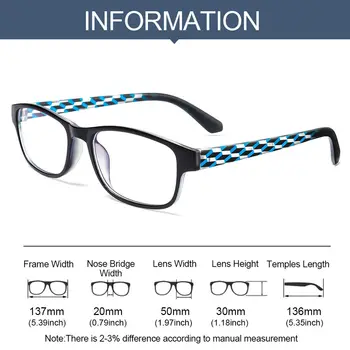 Anti-Albastru Ochelari Femei Bărbați TR90 Cadru Pătrat de Protecție a Ochilor Stil Simplu Ultra Light Ochelari de vedere Ochelari de Calculator