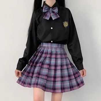 Vara Gotic Y2k Femeie Fuste Dungi Roz Carouri Harajuku Ornamente Plisate Punk Întuneric Moda 2021 mediul Academic Estetic E-Haine de fata