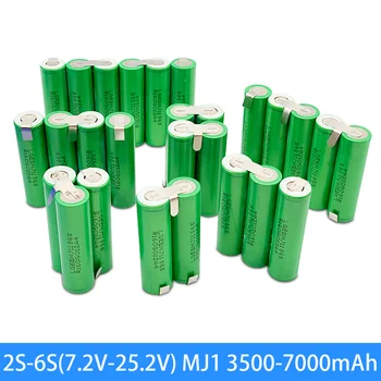 3S1P 4S1P 5S1P 6S1P 18650 baterie personalizate baterie 18650 de sudare 3500mah acumulator 10.8 V la 25,2 v șurubelniță electrod