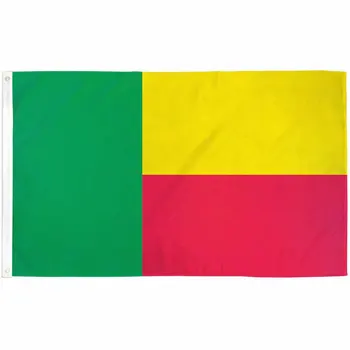 ZXZ transport gratuit Benin Drapelul Național 90x150cm Benin Imprimare Poliester Pavilion banner