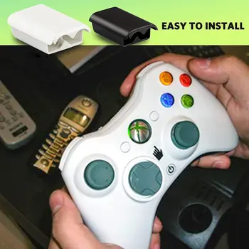 Pentru Xbox 360 Wireless Controller Baterie AA Pachet Înapoi Caz Acoperire Titularul Coajă de Culoare Solidă din Plastic Capac Baterie Accesorii