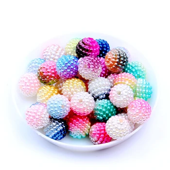 20/200pcs 10mm multi-colorate Acrilice bayberry margele imitatie perla vs Liber Șirag de mărgele DIY Colier&Bratara producția de Bijuterii
