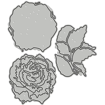 Noi Straturi de Flori de Trandafir Ambarcațiunile de Relief Mucegai 2021 Tăiere a Metalelor, Matrițe, pentru DIY Decorative Scrapbooking Album de Luare de Card Nu sunt Timbre
