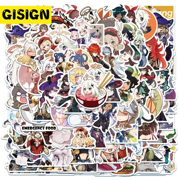 10/30/50Pcs Genshin Impact Anime Autocolante Pentru Laptop Skateboard-ul de Chitara de Bagaje Mașină de Graffiti, Desene animate Impermeabil Decal Jucarii Copii