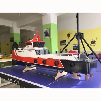 90 Cm DIY Marea Axe Vapor Model Set Simulare de Control de la Distanță Modelul Nava Cadou de Ziua de nastere