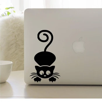 Notebook sticker Pisica Model de laptop decalcomanii de vinil Detașabil cat decal calculator Decor cafea halbă Decor Decal Z917