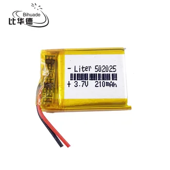3.7 V baterie litiu-polimer 052025 502025 210mah MP3 MP4 MP5