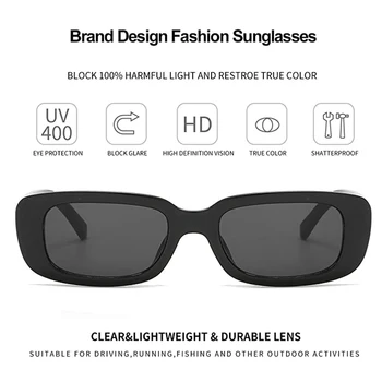 JULI Clasic Pătrat ochelari de Soare pentru Femei de Moda Retro ochelari de Soare UV400 Proteja Dreptunghi Cadru Ochelari de Oculos de Sol 8305