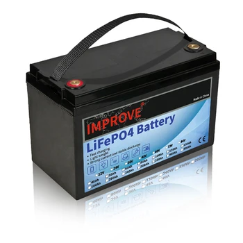 ÎMBUNĂTĂȚI Producător BMS 12V 100Ah 120Ah LIFEPO4 Baterie Litiu-Ion pentru Barca Acasa PV Sistem de Stocare a Energiei Solare Batteria