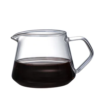 Rezistente La Căldură De Sticlă Cafea Schimbul Oală De Cafea Server Cafea, Fierbător Brewer Barista Filtru 1