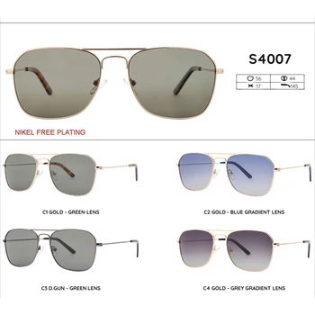 SASAMIA Unisex ochelari de Soare Metal Bărbat Femeie care Poartă ochelari de Soare Polarizat Ochelari de Soare UV400 Oculos Gafas De Sol 4 Culori S4007 1