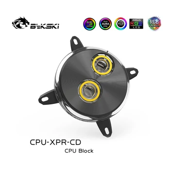Bykski CPU Apă Bloc Folosi pentru INTEL LGA x99 2011 2066 1150 1151 1155 1156 1200 1700 /Cooler Radiator RGB Light SYNC /CPU-XPR-CD 1