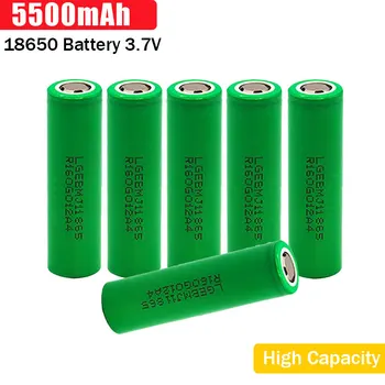 2021 Nou Original 18650 5500mAH Baterie 18650 Capacitate Mare de Curent Baterii Reincarcabile cu Litiu Pentru Lanterna Lămpi 1