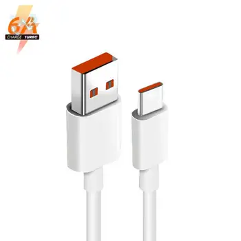 6A USB de Tip C Cablu de Super-Rapid de Încărcare Cablu de Date Durabil TPE USB-a La USB-C de Încărcare Cablu De Alt Tip-c Interface Devices 2