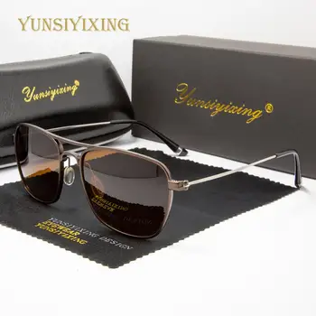 YUNSIYIXING Polarizat ochelari de Soare pentru Bărbați Aluminiu Magneziu Ochelari de Soare Vintage de Conducere Ochelari de Bărbați Accesorii gafas de sol 6502 3