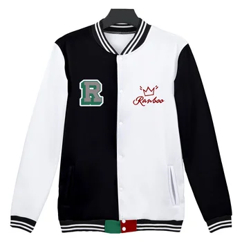 Ranboo Noul Logo Echipa de Vis SMP 3D de Imprimare jacheta de Baseball strat Uniform de iarnă Hanorace Barbati/Femei Streetwear Kawaii jachete 3