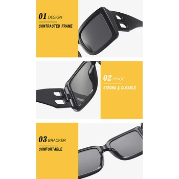 Personalizat Stil Modern, Ochelari De Soare Gol B-Ochelari De Soare În Formă De Sex Feminin Mare Cadru Pătrat GlassesOculos Sol Feminino 3