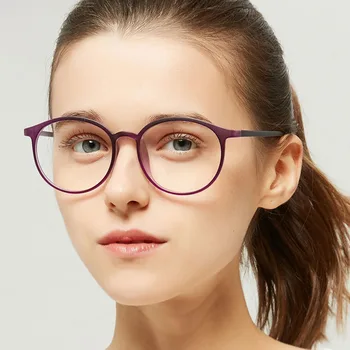 UVLAIK TR Cadru ochelari de Citit de Femei de Moda, Lumina Albastra Anti-Ochelari de sex Feminin Anti-oboseala Hipermetropie Ochelari baza de Prescriptie medicala 4