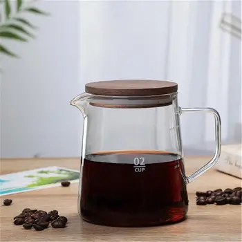 Ibric de cafea 300/500 Ceainic de Sticlă Rezistente la Căldură Ceai Infuser Oala de Lapte cu Flori Set de Ceai Puer Ceainic de Sticlă Oală de Ceai de uz Casnic Teaware 4