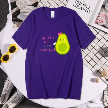 Tricou femei Harajuku Avocado Vegan tricou femei Drăguț 90 Tricou de Vara Kawaii Grunge Sus Teuri de sex Feminin Ullzang Funny T-shirt 5