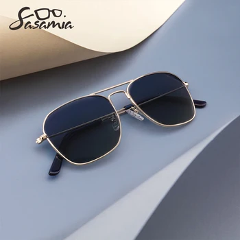 SASAMIA Unisex ochelari de Soare Metal Bărbat Femeie care Poartă ochelari de Soare Polarizat Ochelari de Soare UV400 Oculos Gafas De Sol 4 Culori S4007 5