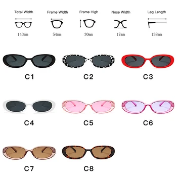LeonLion 2021 Mici ochelari de Soare Retro Femei Roz Oval Ochelari de vedere Pentru Femei/Barbati de Brand Designer de Ochelari Doamnelor Lentes De Sol UV400 5