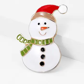 2020 New Sosire Crăciun Ace de Brosa pentru Copii de Moda pentru Femei Email om de Zăpadă, Cadouri Bijuterii Drăguț Aliaj Broșe Pin Colecții