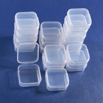 Plastic capac transparent capac sac de bijuterii cutie de ambalaj decor cutie de depozitare accesorii bijuterii cutie organizator bijuterii ambalaje
