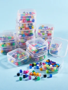 Plastic capac transparent capac sac de bijuterii cutie de ambalaj decor cutie de depozitare accesorii bijuterii cutie organizator bijuterii ambalaje 5